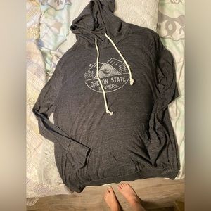 Blue 84 size medium hooded long sleeve shirt. Oregon State Beavers.